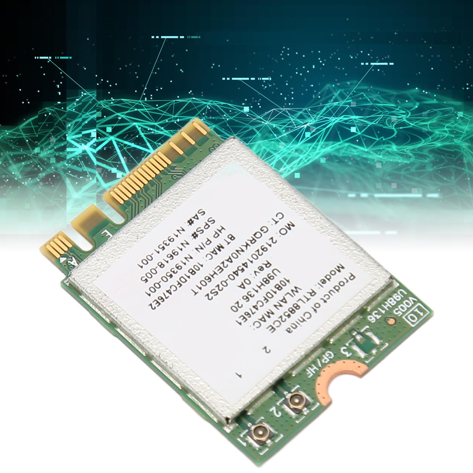 Amazon | WiFi 6E コードレスカード、RTL8852CE 5374Mbps NGFF Wifi6E