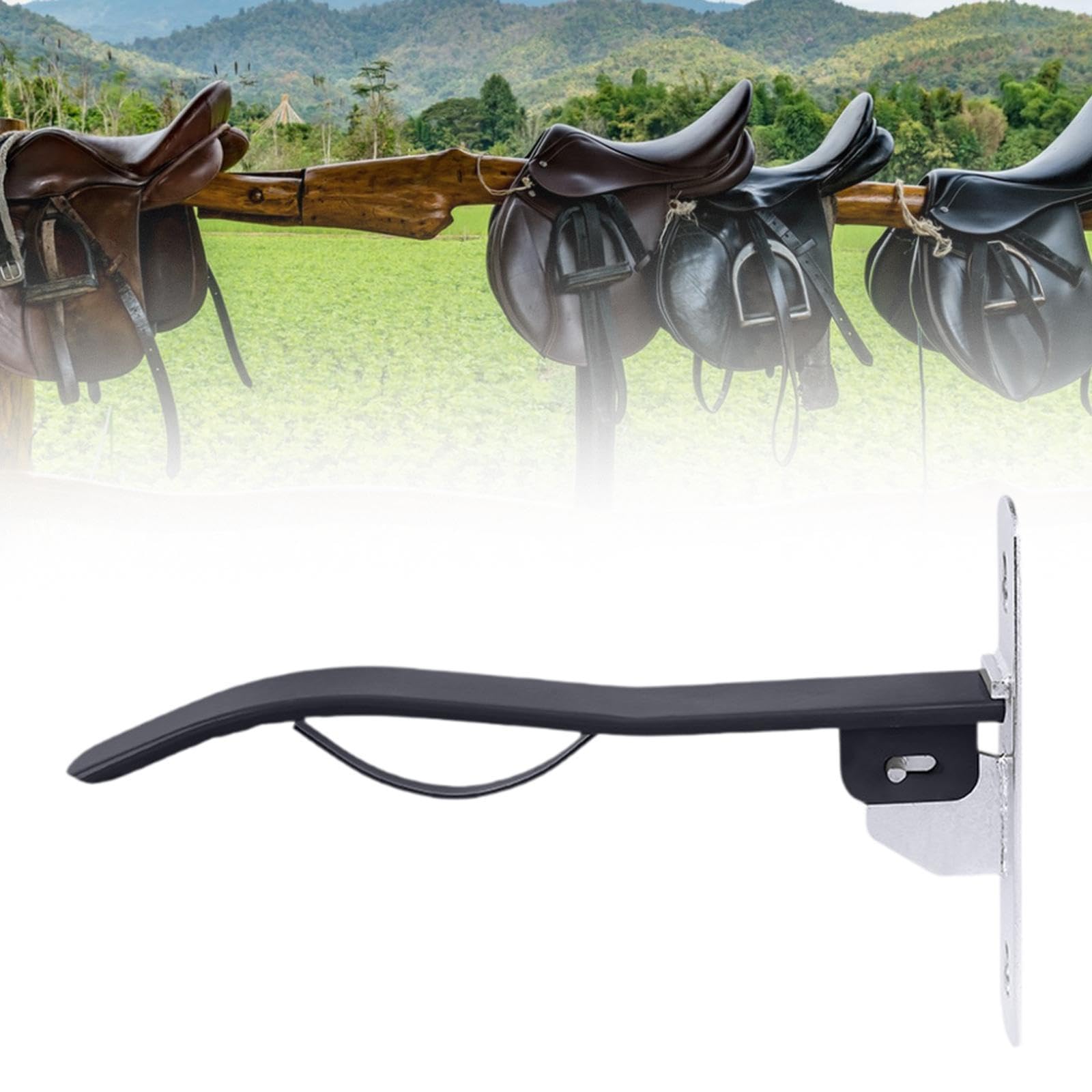 Soporte de Pared para Silla de Montar, Organizador de Espacio para Caballos