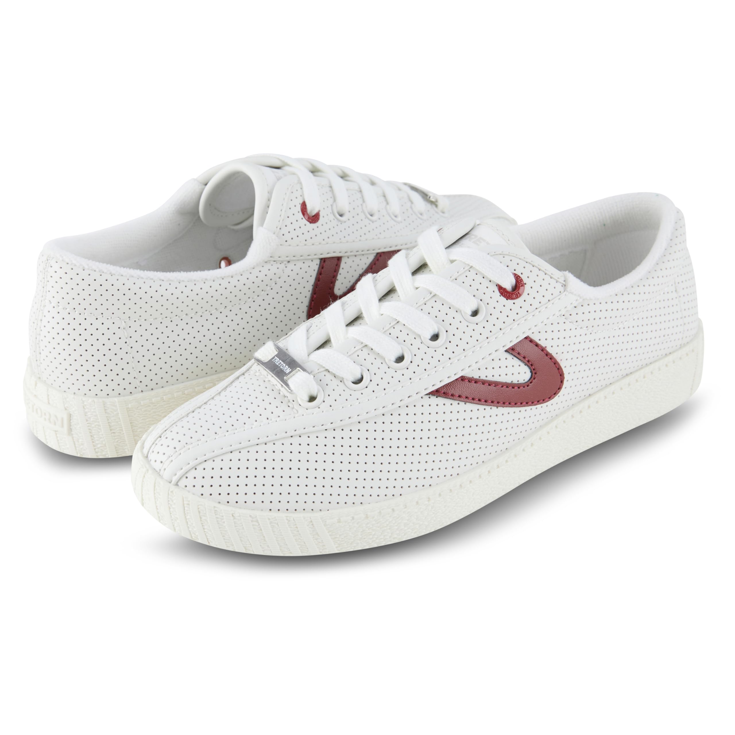 TRETORN Women's Nyliteplus Leather Lace-Up Sneakers