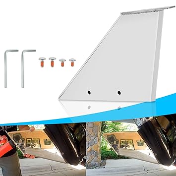 27061 Stainless Steel Skeg Guard Fix Damaged Skeg Fits for Mercury/Mariner 75, 90, 115 4 Stroke 2015-Present; 150, 175 2 Stroke Optimax & Pro XS 2001-2018