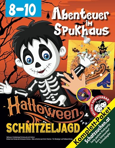 Halloween Schnitzeljagd Schatzsuche ab 8 Jahren: Erobert den Schatz des Halloween-Geistes - Alles enthalten zum Sofort Starten - Für Einsteiger und Vielbeschäftigte. (Bravo Schatzsuche)