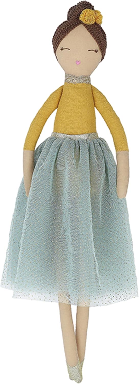 MON AMI Francesca Polynesian Princess Doll – 22 Inches Soft Plush Stuffed Doll for All Ages | Cuddly Toy, Nursery & Bedroom Décor | Elegant Baby Shower, Birthday Essential