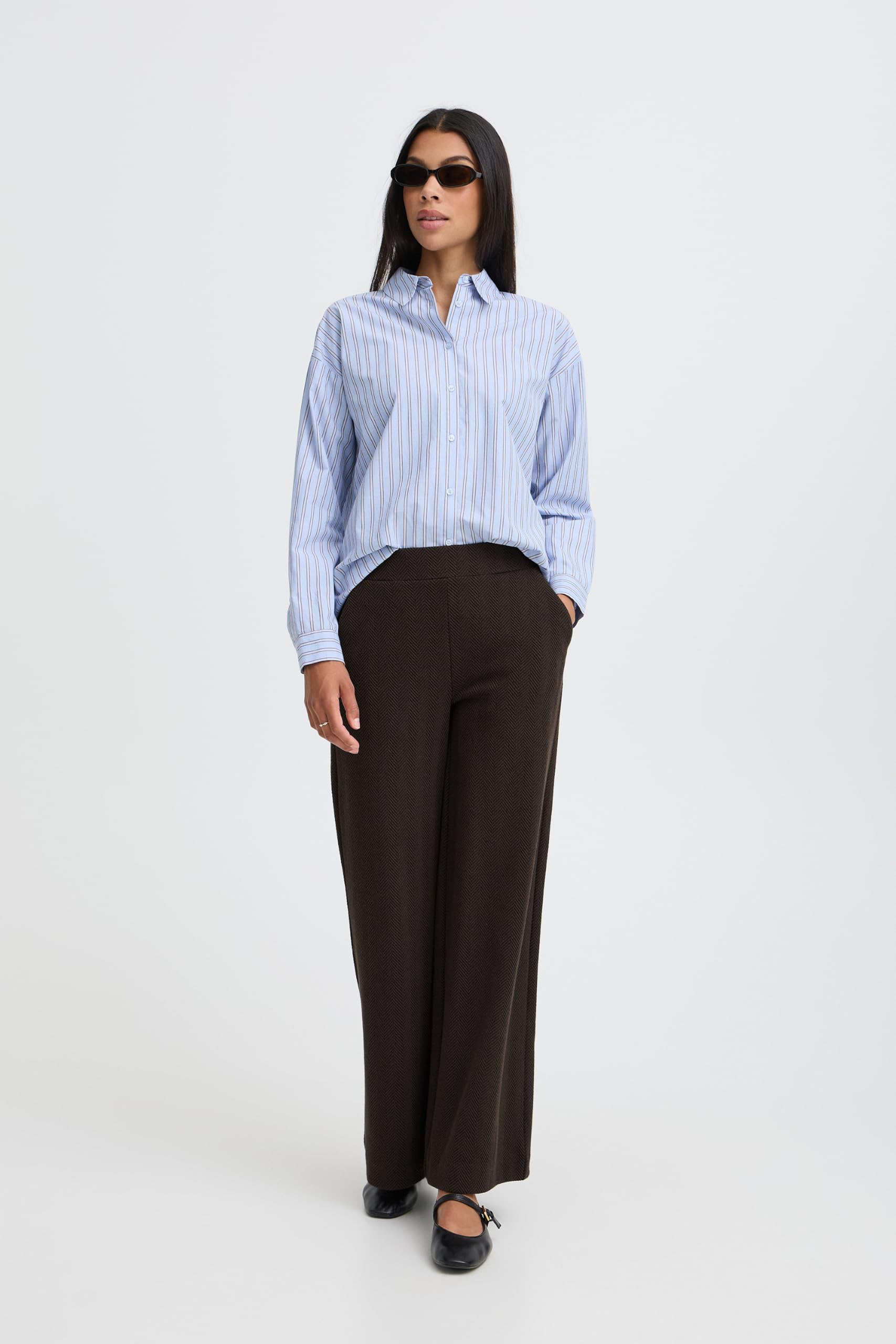 b.young Damen Casual BYPETRINA Hohe Taille