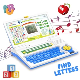 Wembley Educational Kids Laptop Learning Toy for 2-5 Years Boys Girls Computer Toys for 3 Years Fun Activity Learning