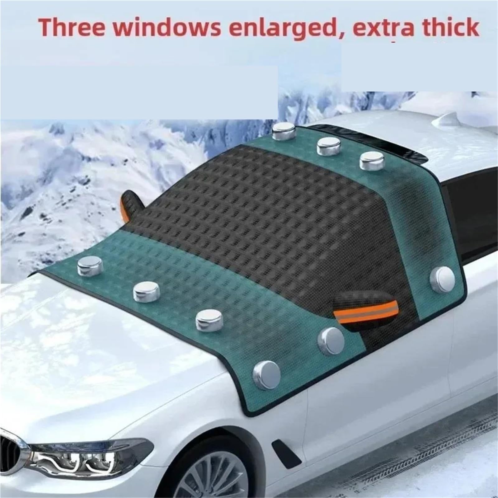 Couverture De Neige De Voiture Pare-Brise Couverture De Neige Hiver Extérieur Pare-Soleil De Voiture Anti-Glace Pare-Brise Automatique Pare-Soleil Pare Brise Hiver pour Voiture Contre