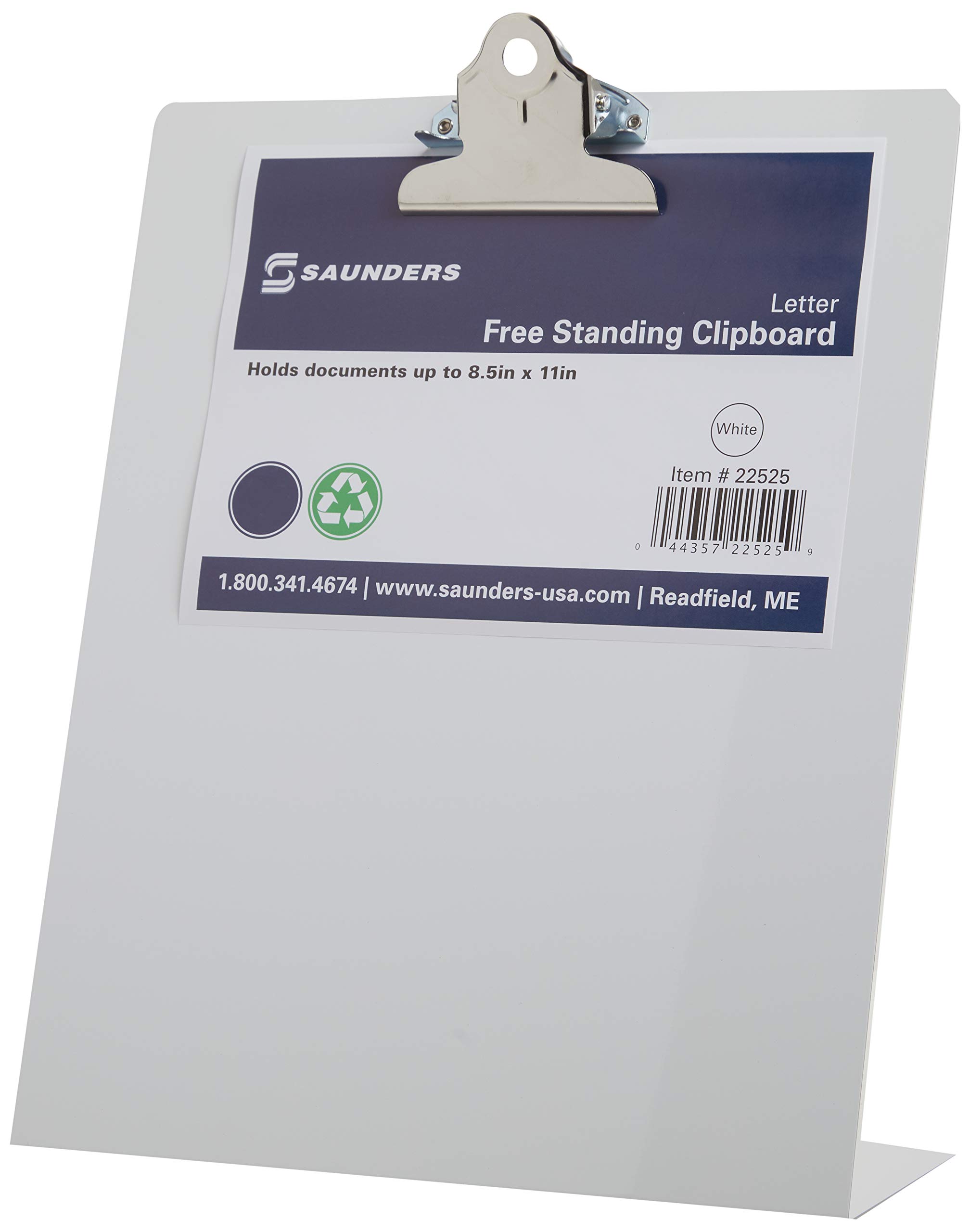 Saunders 00884 - Portapapeles (8,5 x 11 pulgadas), color White.