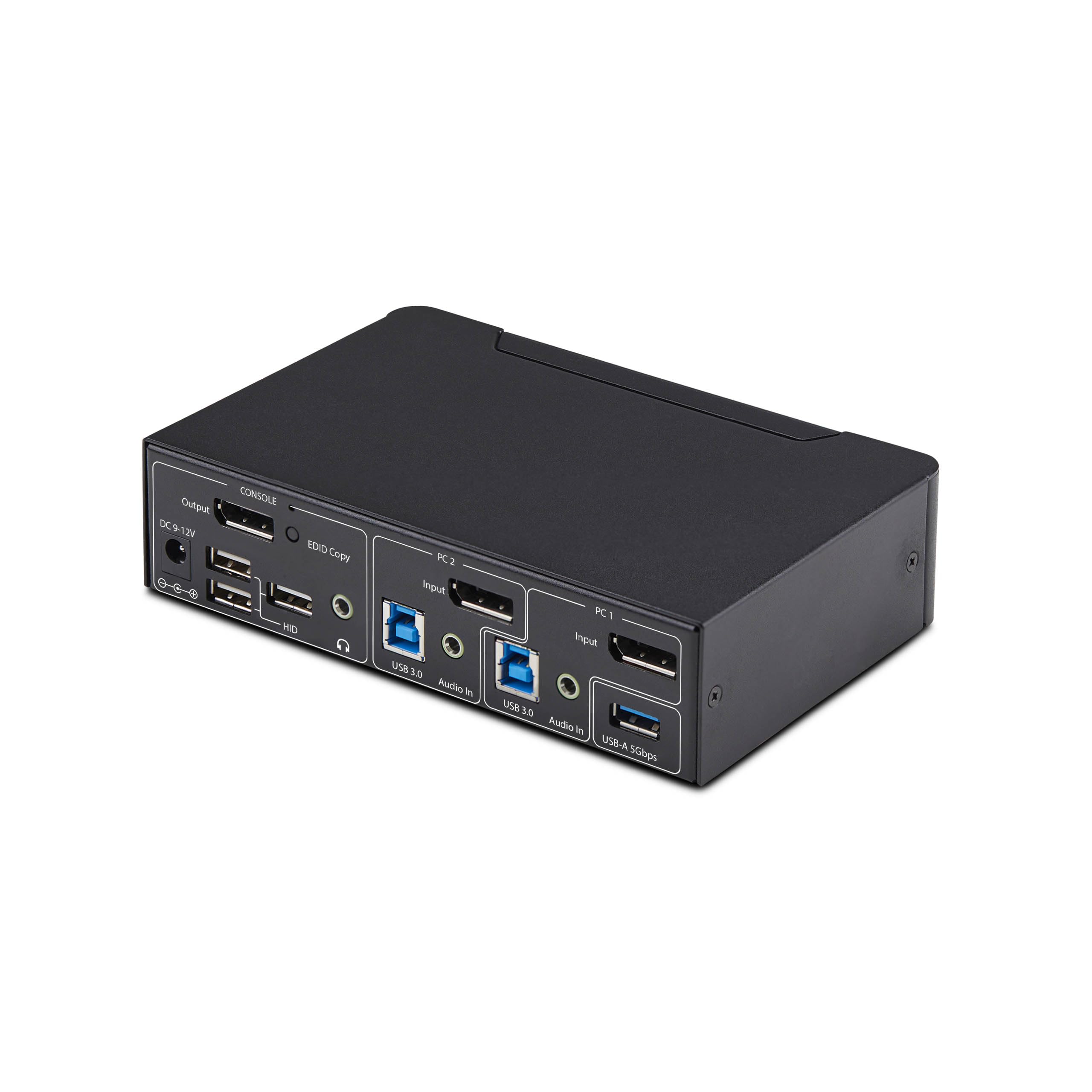 StarTech Switch KVM DisplayPort a 2 Porte, 4K 60Hz, DP 1.2, Hub USB 3.0