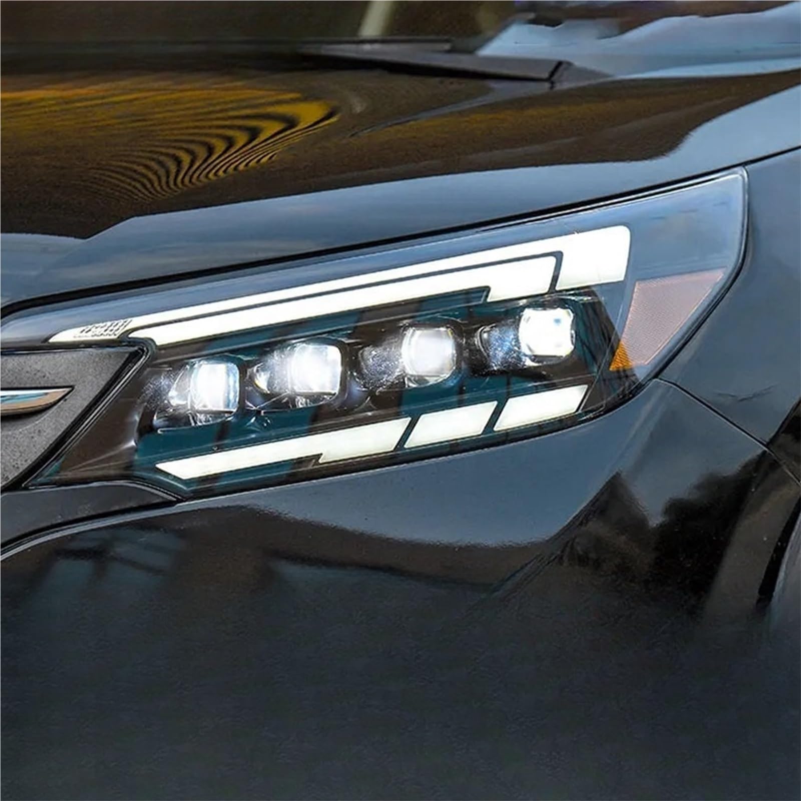 2 uds lámparas de coche compatibles for CRV 2012-2014 faros DRL luz de circulación diurna LED bombilla Bi Xenon luces antiniebla accesorio de coche CR-V lámpara de cabeza