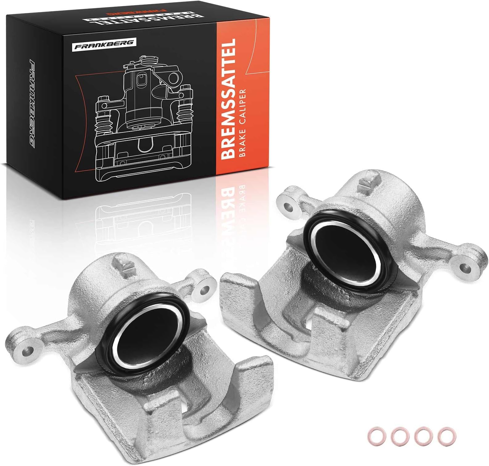 2x Brake Caliper Disc Brake Front Left Right Compatible with Fiesta Saloon Fiesta VI CB1 CCN Fiesta VI Van Replace# 1550207