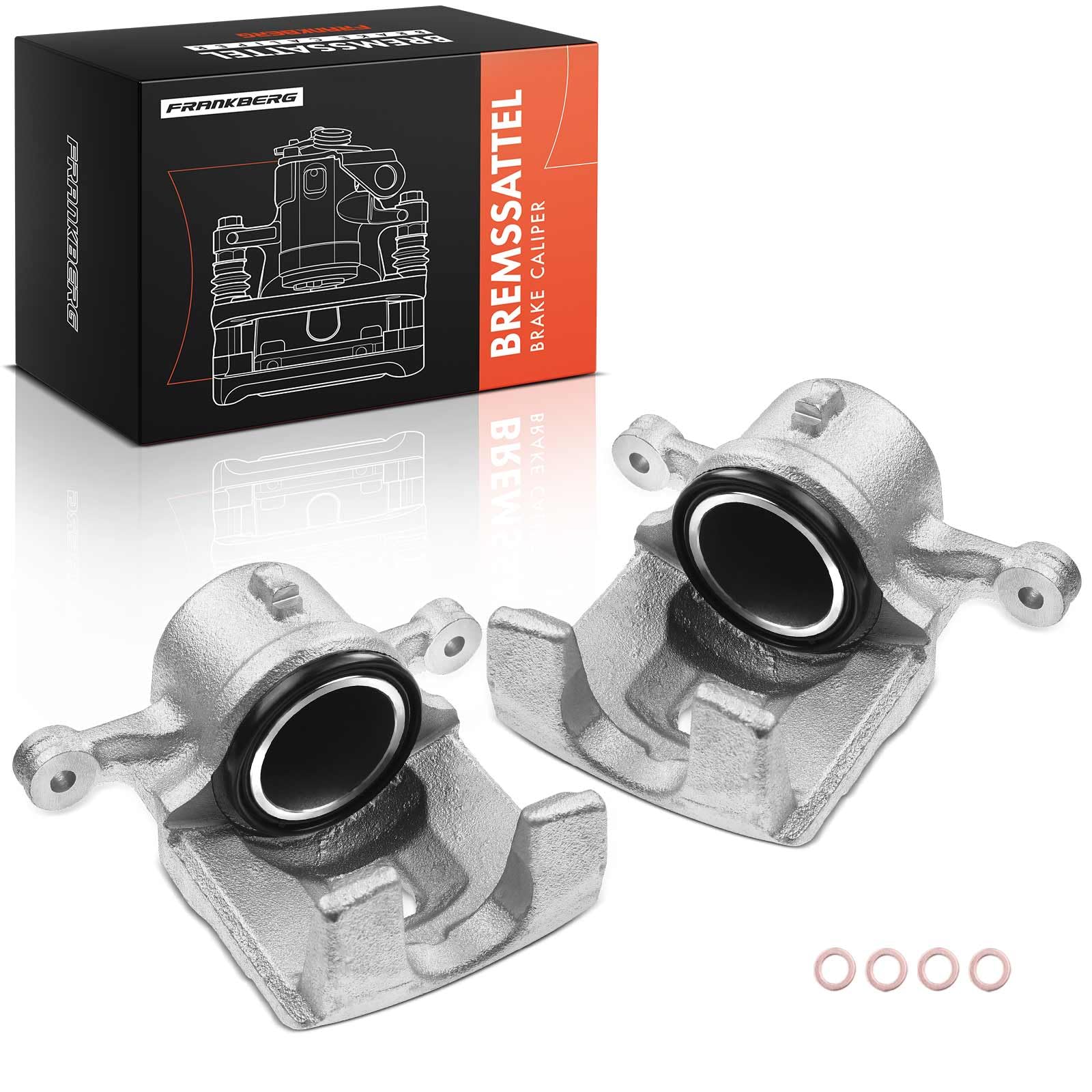 2x Brake Caliper Disc Brake Front Left Right Compatible with Fiesta Saloon Fiesta VI CB1 CCN Fiesta VI Van Replace# 1550207