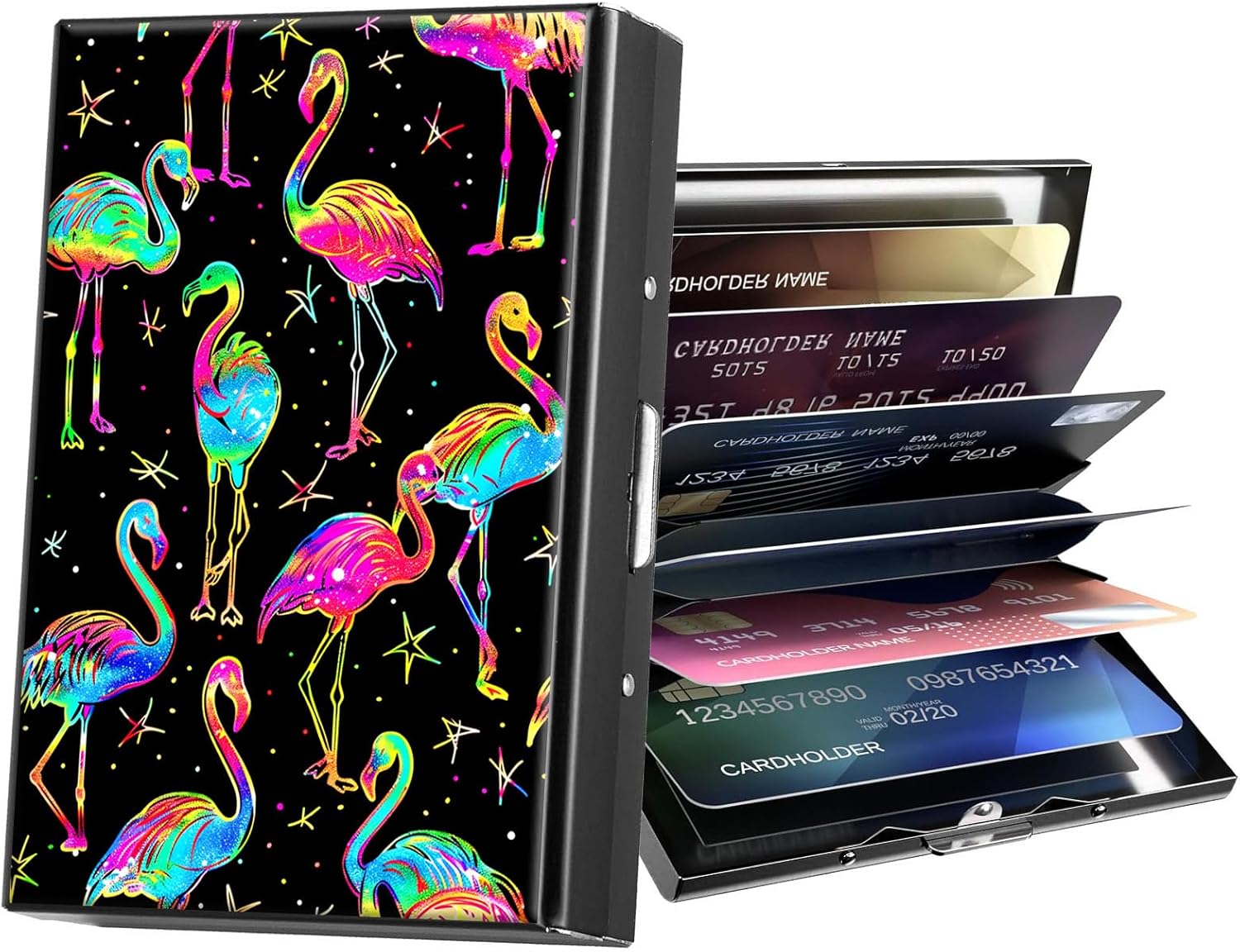 ACWDMKH メタル財布、クレジットカードホルダー レディース メンズ RFIDブロック カードホルダー ウォレット ミニ スリム ACWDMKH  メタル財布、クレジットカードホルダー レディース メンズ RFIDブロック カードホルダー ウォレット ミニ スリム クレジット カード ケース ...