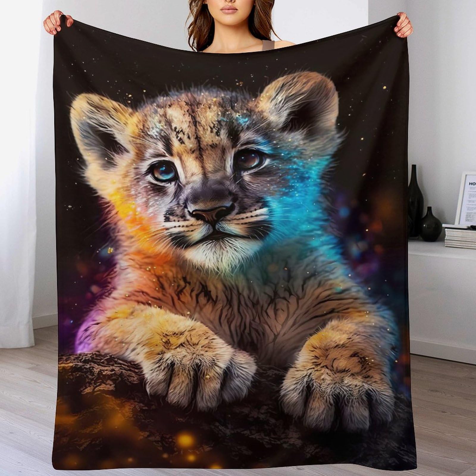 Manta de franela para el sofá del hogar ideal para tardes de cine de invierno
