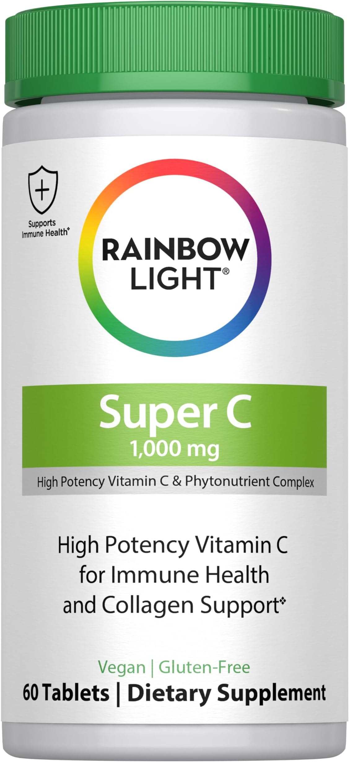 Vitamin C 1,000mg | 60 Tablets | High Potency, Super C & Phytonutrient Complex | Immune Health & Collagen Support | Vegan Supplement