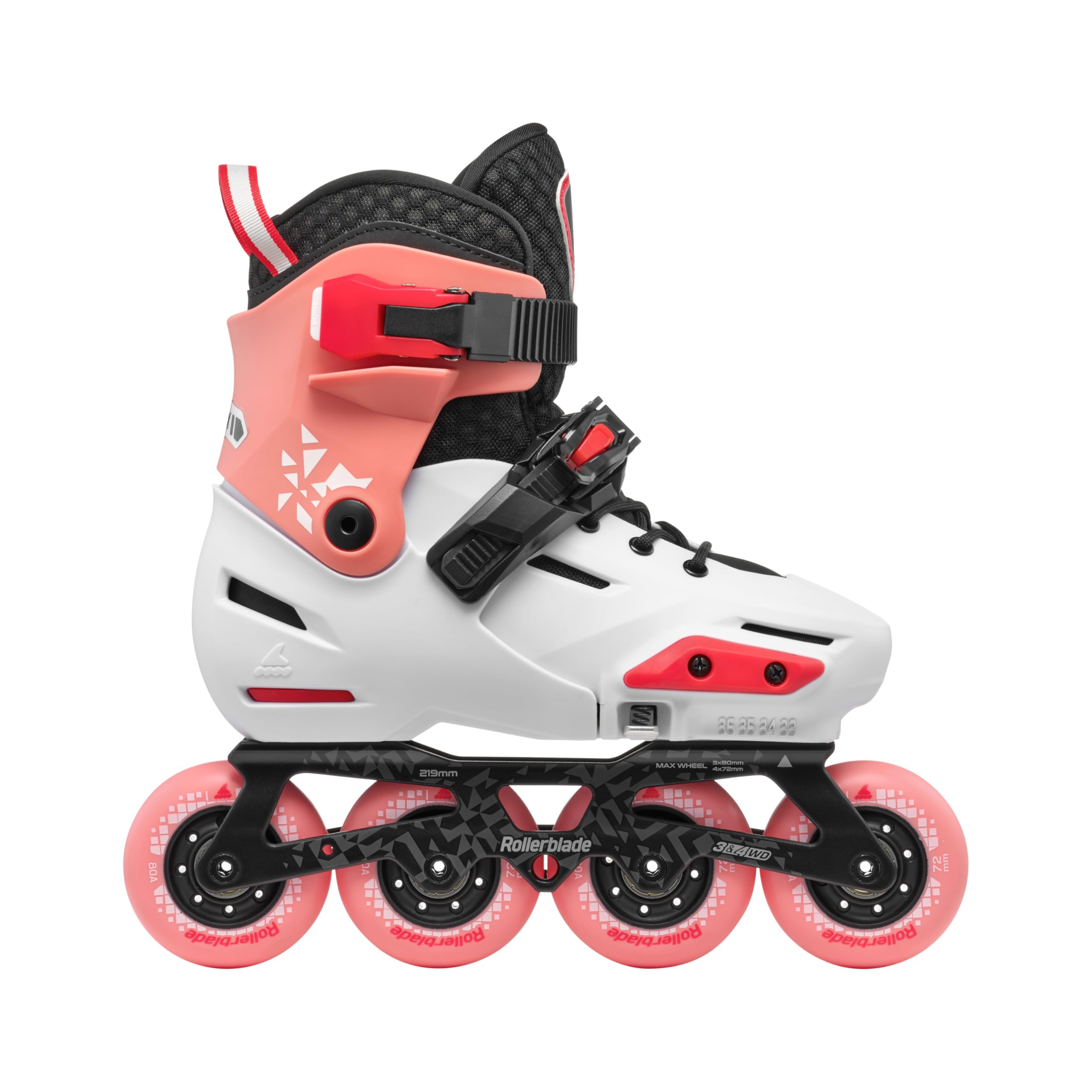 Rollerblade Apex Patines en línea 2025 Platinum/Coral