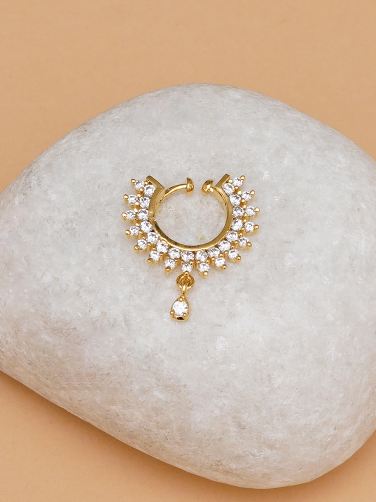 AD Diamond Nose Pin