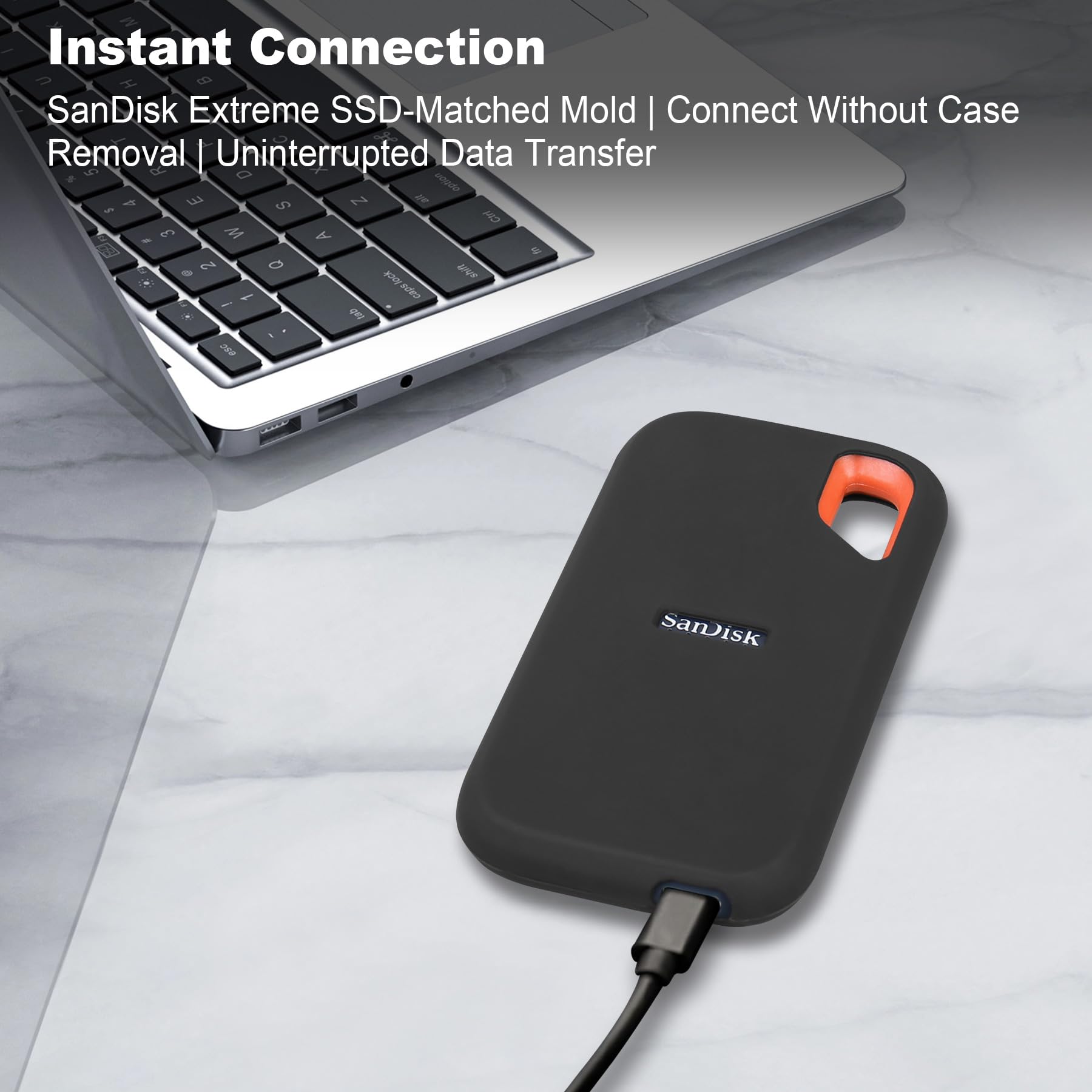 Lacdo Externe Beschermhoes Harddrivetasse Harde Schijf Tas voor SanDisk