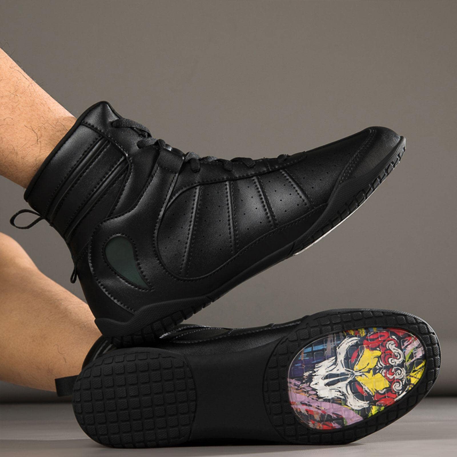 Chaussures De Boxe Homme Hiuzylqx - Antidérapantes, Légères, Pour Arts Martiaux Et Fitness