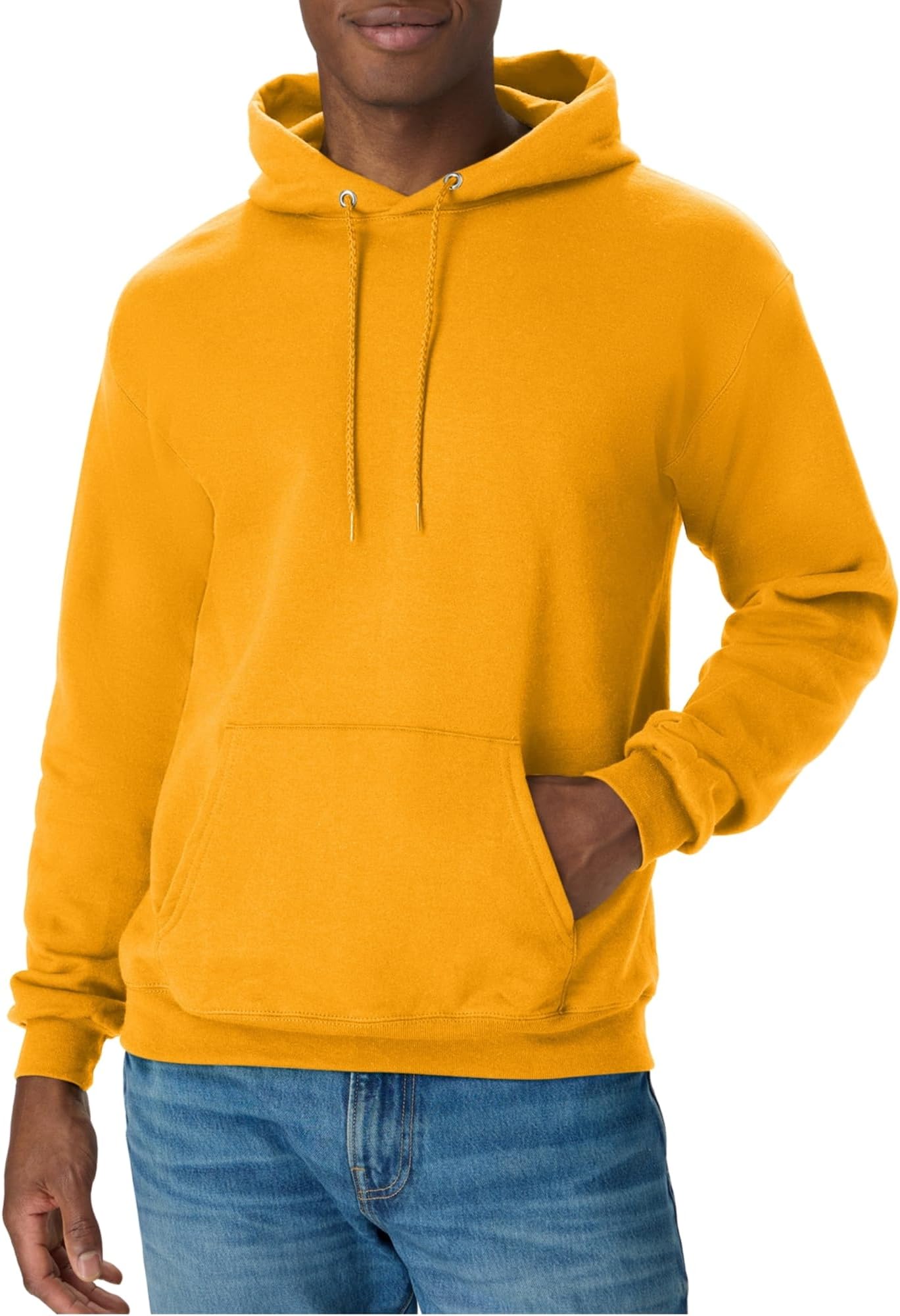 Hanes Men's EcoSmart Hoodie, Midweight Fleece, Pullover Hooded Sweatshirt