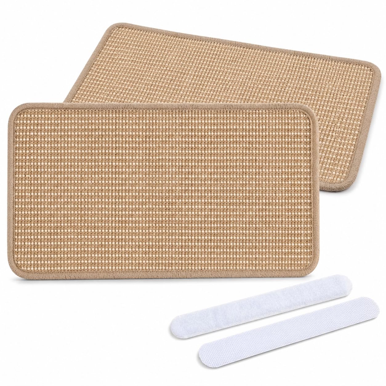 4 Pcs Cat Scratching Mat, Cat Nail File Scratcher, Dog Scratch Board for Nails, Climbing Wall Scratch Pad, Anti Scratch Furniture Protector for Sofa, Wall, Floor and Carpet