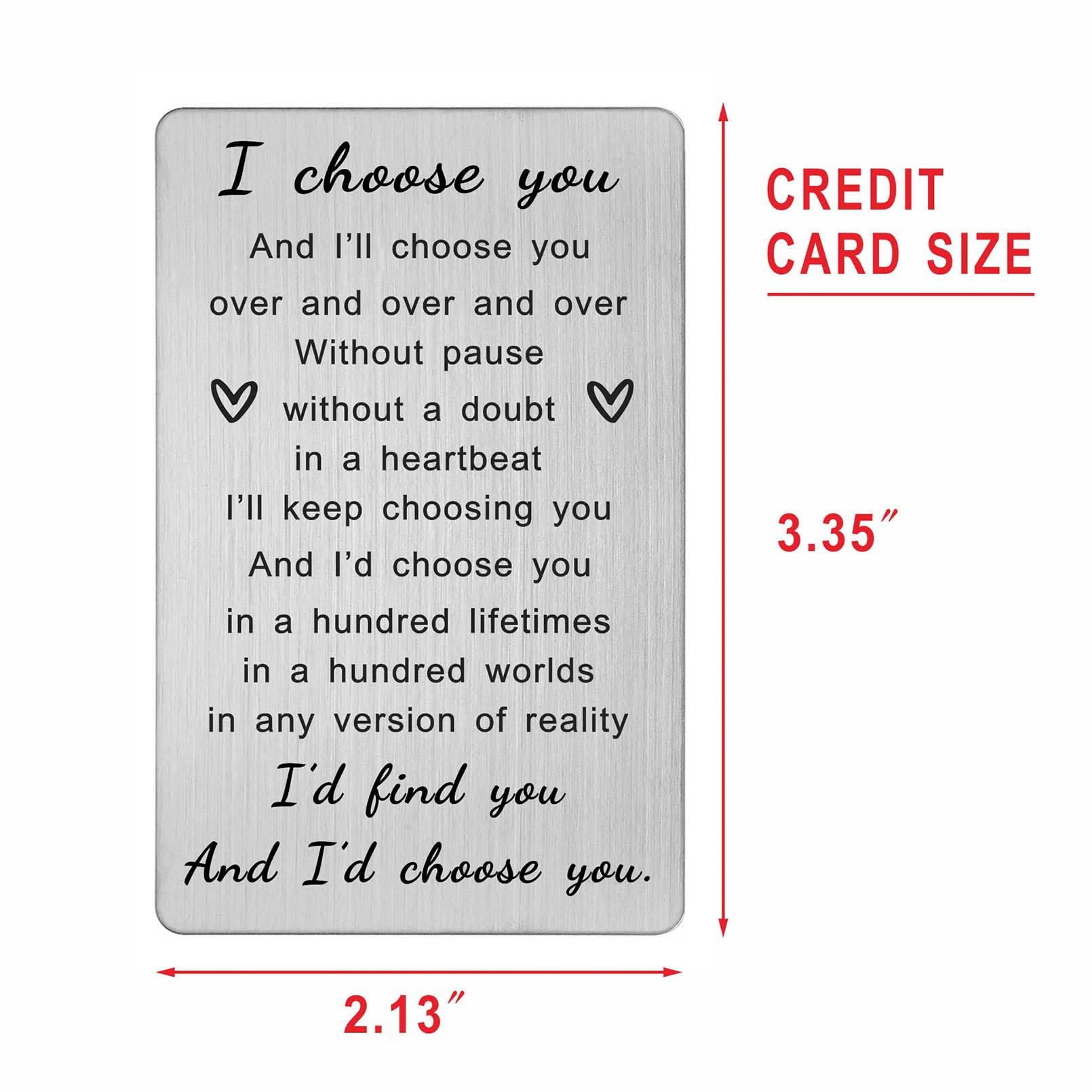 I Choose You Gifts for Him Groom Gifts from Bride on Wedding Day, Anniversary Cards for Men Husband Valentines, Anniversary - Image 2