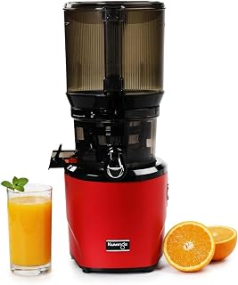 Kuvings AUTO 10 Red Cold Press Juicer (2024 Launch), Ultimate Hands-Free Whole Slow Juicer, Just Load Ingredients & Extrac... Price In India