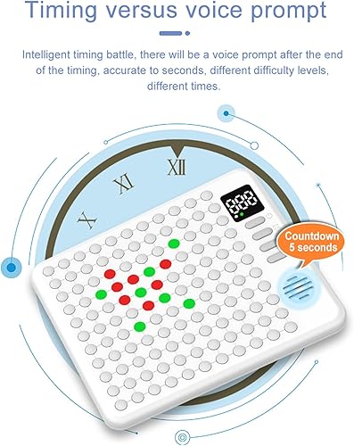 Miniatura 4 de Juegos de tablero de ajedrez inteligentes para niños, 9 juegos de mesa de estrategia integrados, juego de mesa inteligente electrónico AI, como