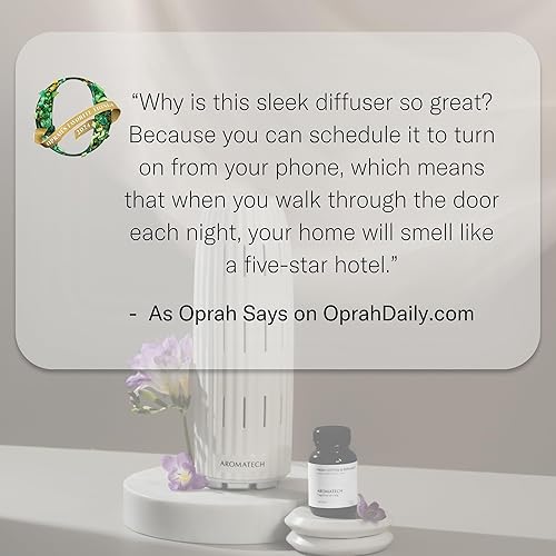 Miniatura 5 de AromaTech Difusor de aroma ambiental para mezclas de aceites esenciales y fragancias, máquina de aroma sin agua con Bluetooth para el hogar,