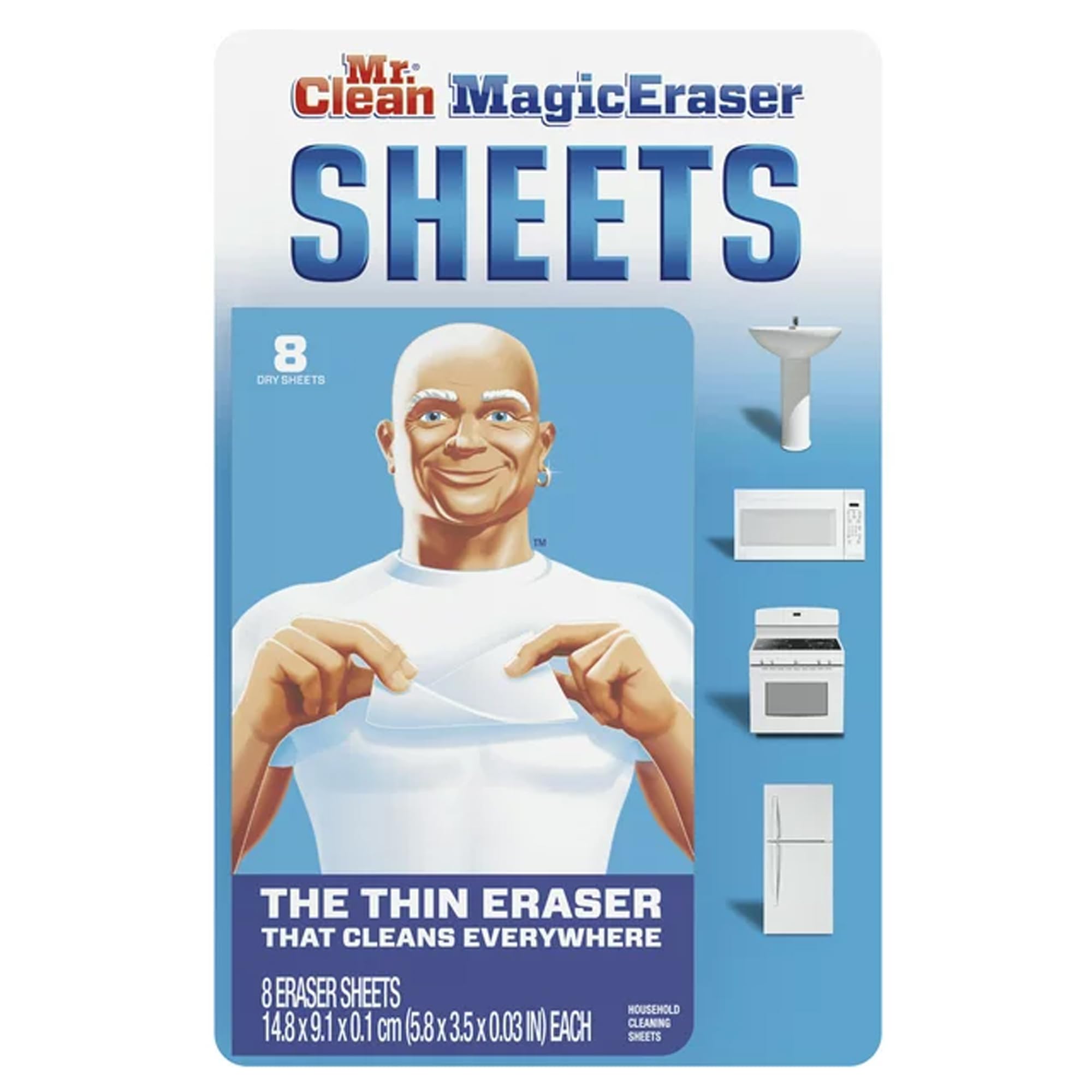 Mr. Clean 24376040 Mr Clean Magic Eraser Sheets Original 1-Pack (90618)