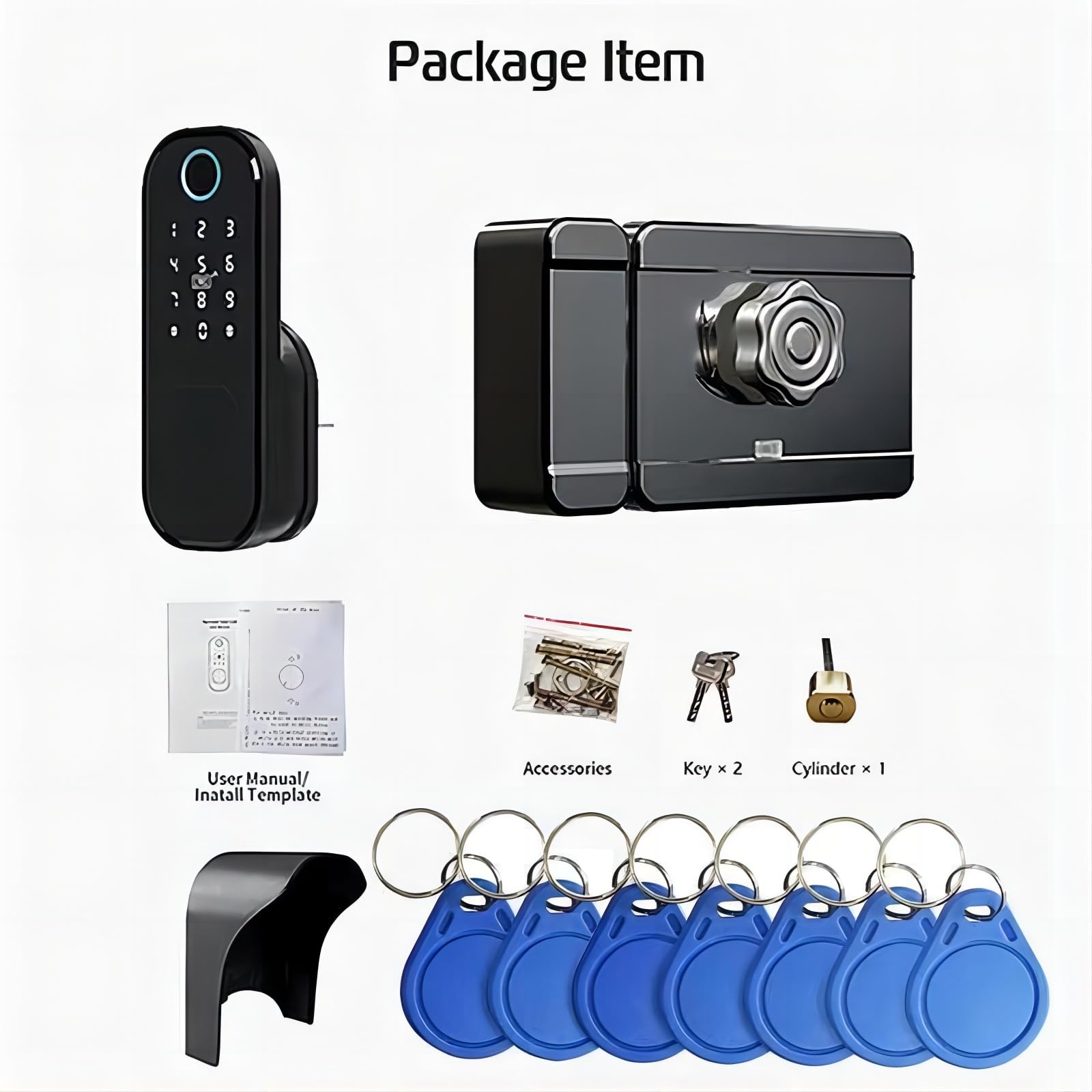 Serrure Intelligente à Empreinte Digitale, Étanche IPX5 | Entrée Sans Clé, Étanche IPX5, Contrôle par App TTLock