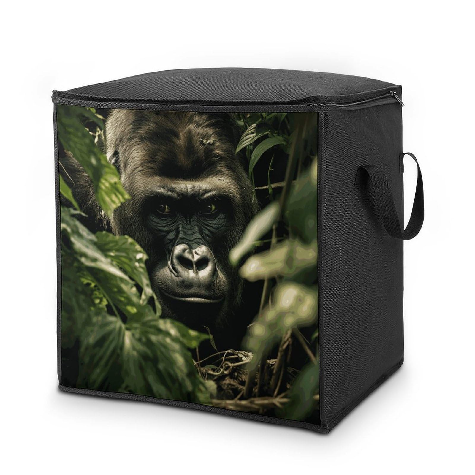 Fekiloot Style Gorilla Landscape Storage Bags With Reinforced Handles,Moving Bag With Zipper,Closet Organizers,Compression Packing Cubes