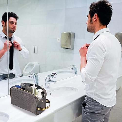 Miniatura 6 de BAFAMYE Neceser de viaje para hombre y mujer, Negro (Black (New)