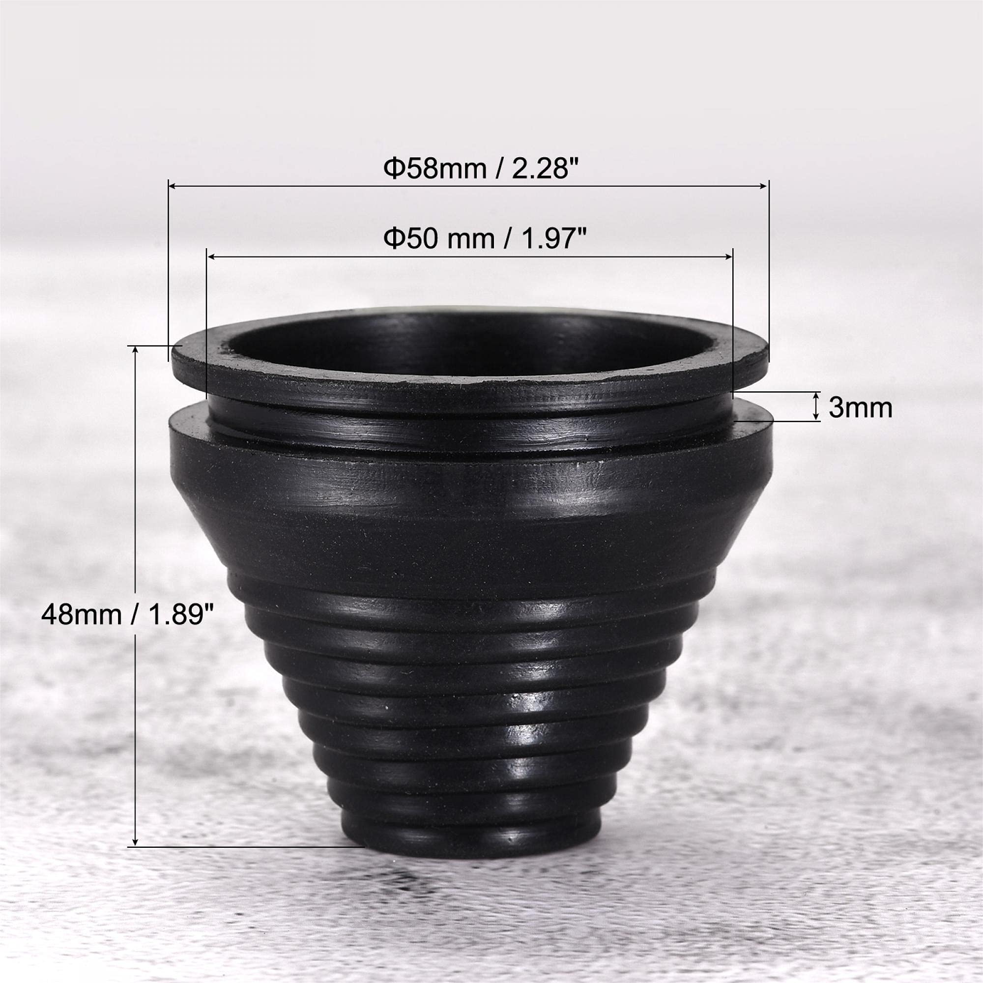 Sourcing Map Schlauchschellen 10 Stück – Edelstahl, Deutscher Typ, Verstellbar Von 32mm Bis 50mm, Für Wasser, Öl & Gas