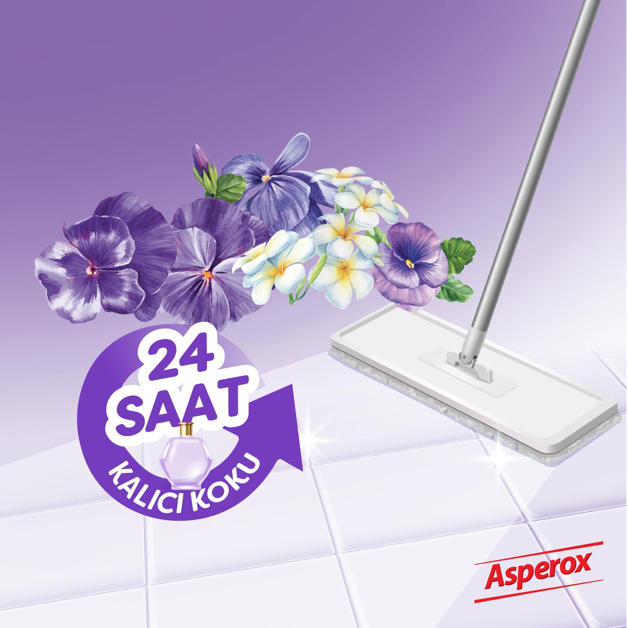 Asperox Bahar Esintisi Yüzey Temizleyici Menekşe & Yasemin 1000 ml 2li paket
