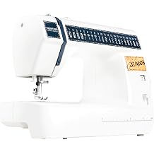 VERITAS Sewing Machine JSB21 I 21 Stitch Programmes I Threading Aid I Auto Thread Tension & Thread Cutter I LED Sewing Light I Includes Dust Cover I Mechanical Sewing Machine White