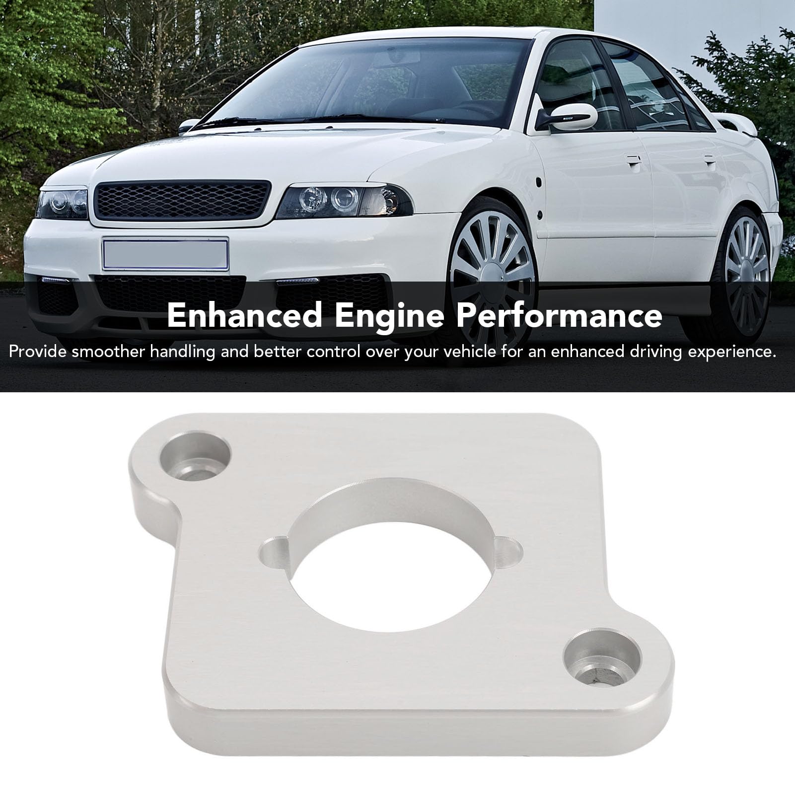 Luocute Billet D'espacement de Plaques D'adaptation de Paquet de Bobine, Billette D'espacement de Plaque D'adaptateur de Performance Améliorée en Métal de Plaque D'adaptateur de Paquet
