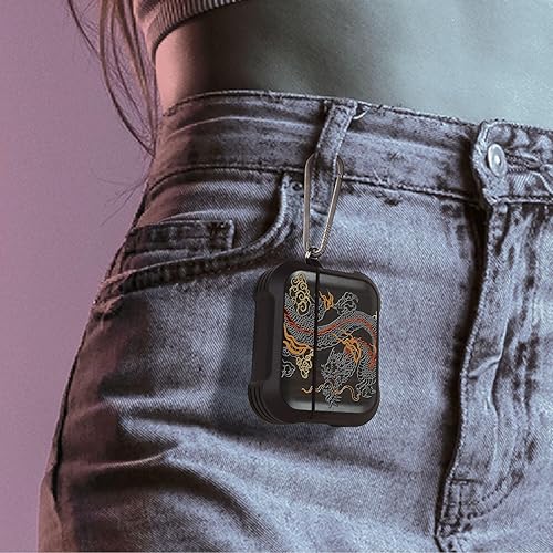 Miniatura 6 de Funda para AirPods Pro 2, funda a prueba de golpes con llavero de liberación rápida, compatible con Airpods Pro de 21 generación (202320222019),