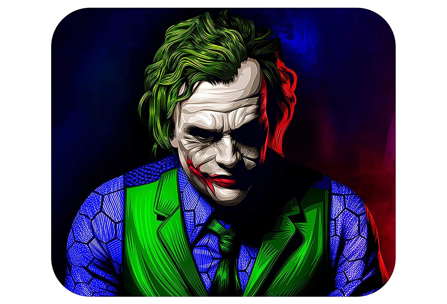 ZORI Gaming Mouse Pad - Joker Green RED for Computer Laptop PC| Work from Home/Office | Anti-Skid, Anti-Slip, Rubber Base | (MP412_Joker_Green_RED) (B09NSVCRQP) Amazon Price History, Amazon Price Tracker