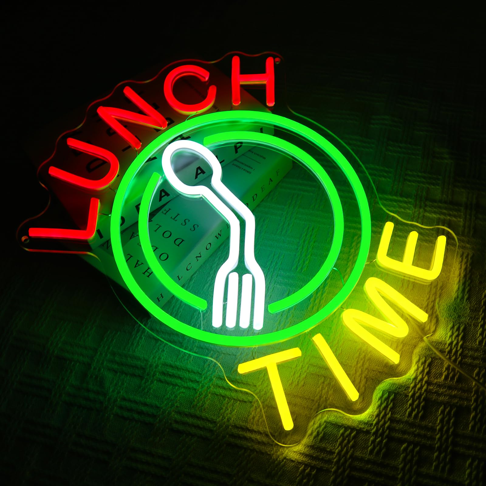 OYCGZV Lunch Time Neon Sign for Wall Decor - Image 4
