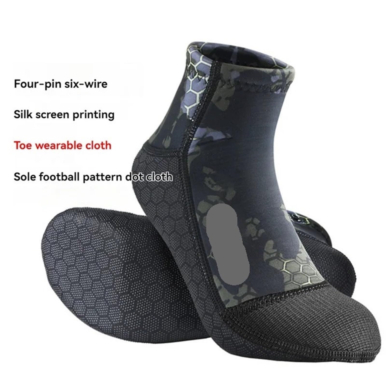 Calzari Sub Calzini da immersione invernali antiscivolo ispessiti | Calzini da immersione invernali antiscivolo e spessi for bambini, giovani, adulti, surf, snorkeling