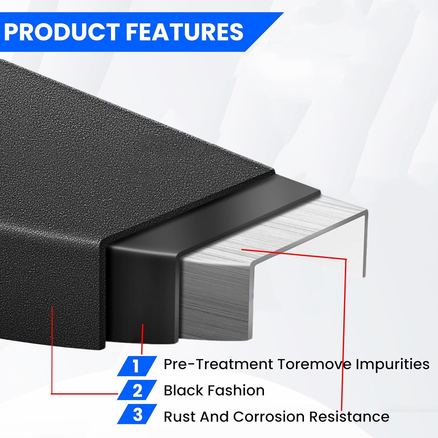 7 Inches Running Boards Compatible with 2019-2026 Chevy Silverado & GMC Sierra 1500(Excl 2019 Ld/Lt) 2020-2025 Silverado/Sierra 2500HD 3500HD Crew Cab, Black Textured Side Step Nerf Bars