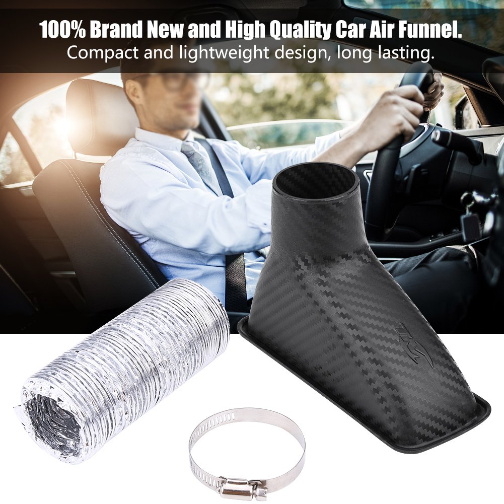 Air Duct Universal Carbon Fiber Turbo Inlet Pipe - ABS Air Intake ...