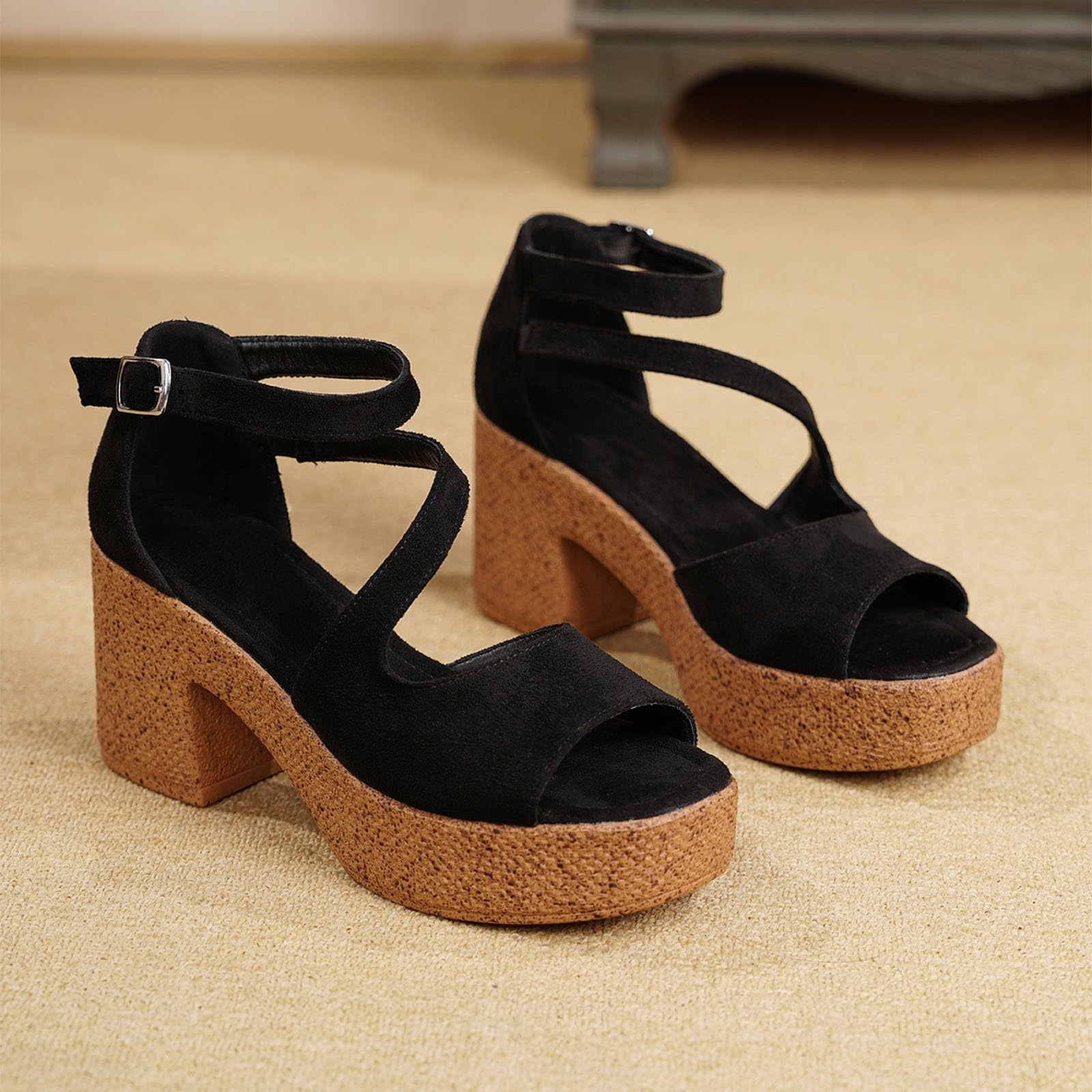 Sandalias de mujer con tacón de verano Hallux Valgus zapatos de tacón alto zapatos de verano abiertos sandalias de tacón elegantes sandalias de tacón sandalias de boda y zapatos de baile