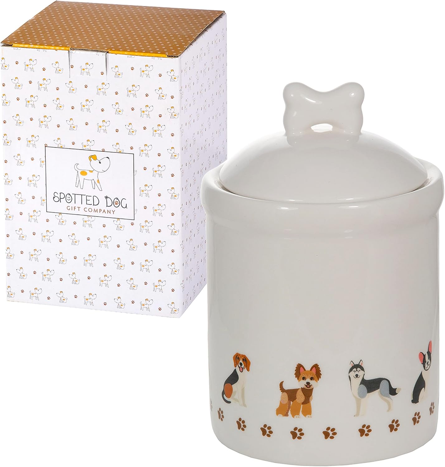 Spotted Dog Cornice Da Parete A Cuore In Legno – Tripla Cornice Per 3 Foto Con Motivo Gatti, Naturale E Bianca - 4