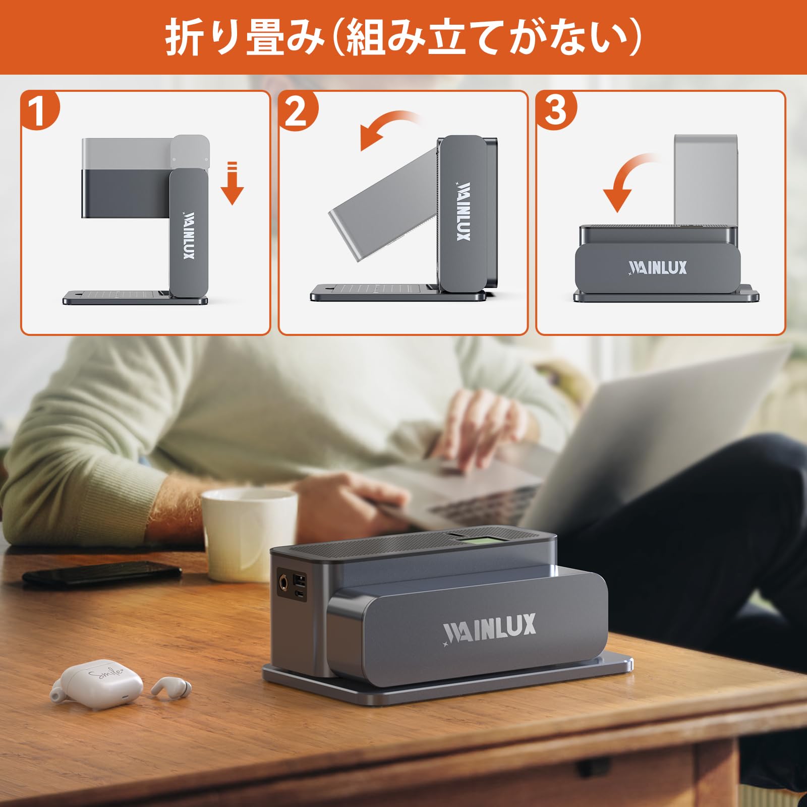 Amazon | レーザー彫刻機 WAINLUXPRO ポータブルレーザー加工機 0.05mm 