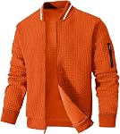 SAVKOOV Veste légère homme Bomber casual Vestes Varsity