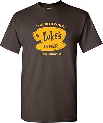 Lukes Diner - Stars Hollow Coffee Novelty TV Show T Shirt