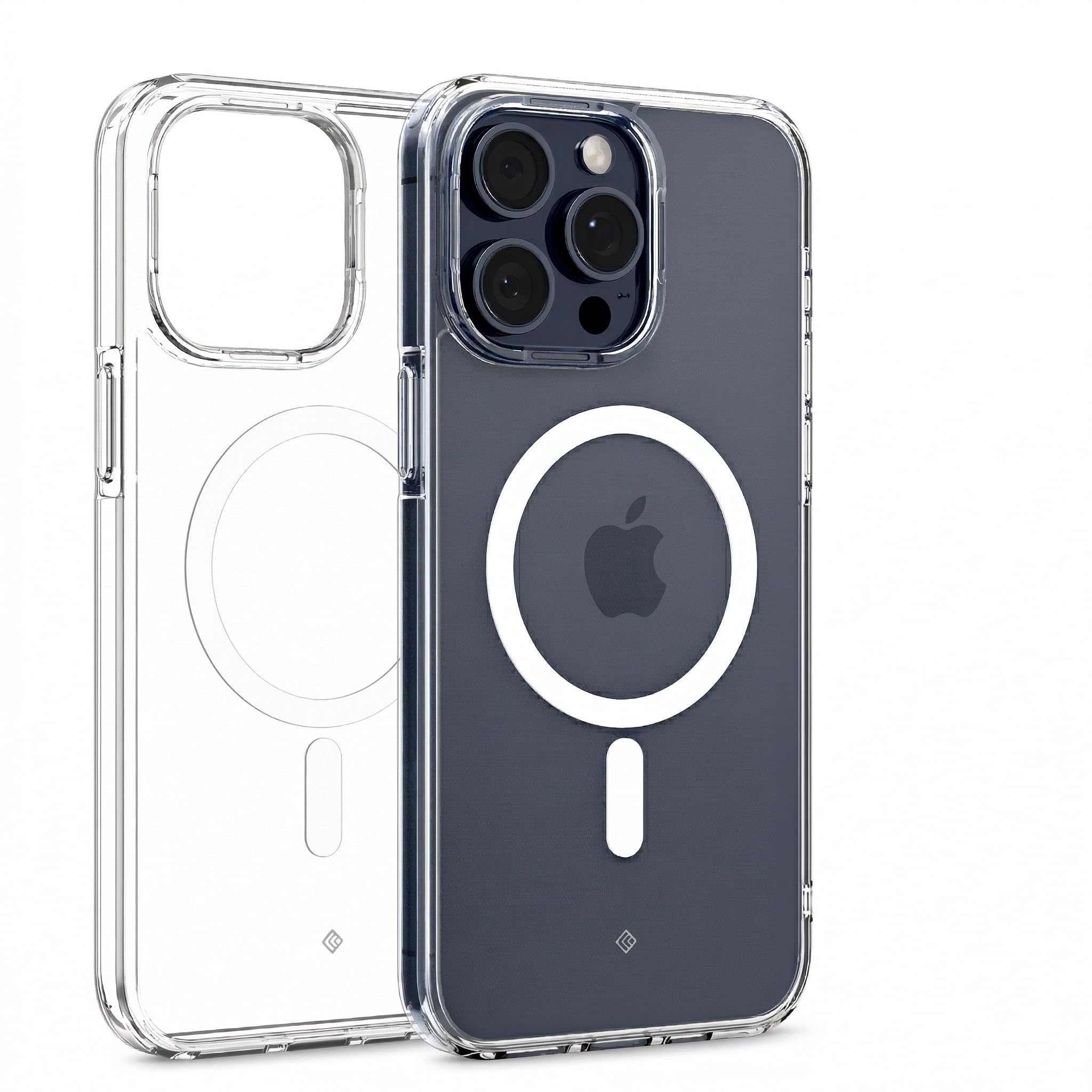 Spigen Caseology Quartz Crystal Mag Back Cover Case for iPhone 15 Pro, MagSafe Compatible, Clear Transparent - PC+TPU | Crystal Clear-image-22