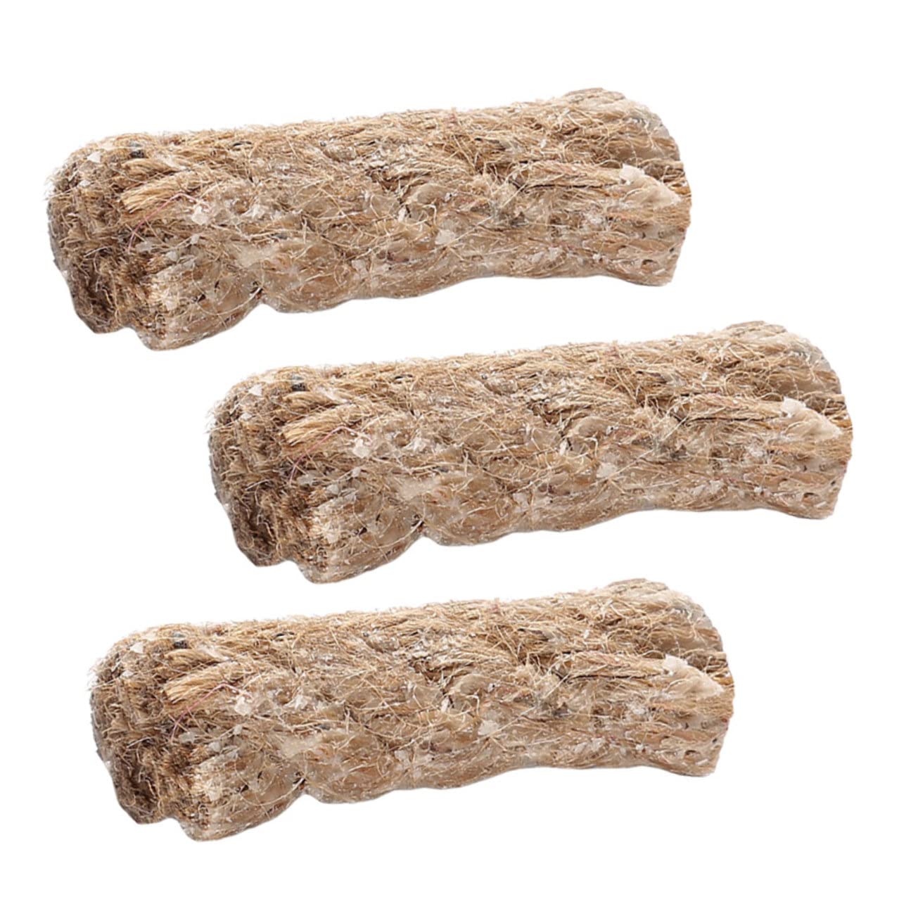 HEMOTON 3Pcs Jute Rope Fire Starter Tool Professional Outdoor Igniter for Camping BBQ Survival Lightweight Easy to Carry Versatile Fire Lighter for Campfires Emergencies