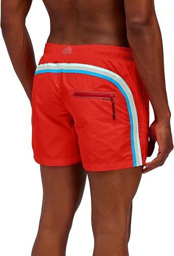 SUNDEK Mens Elastic Waist Boardshort، Swim Trunks 14 "Length 5" Inseam