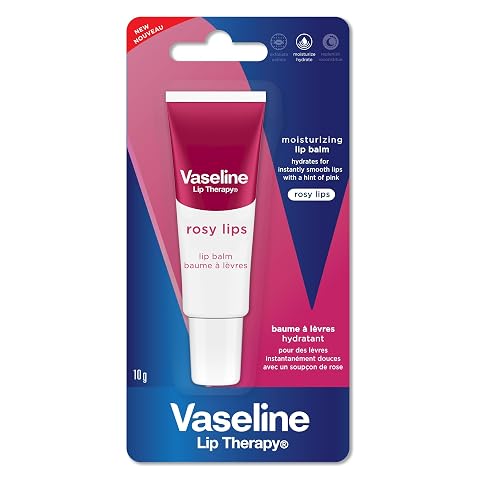Vaseline Lip Therapy Rosy Lips Tinted Balm 10g | Hydrates & Adds Natural Pink Glow | Petroleum Jelly Lip Care |10g